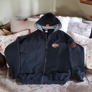 Harley Davidson zip up hoodie